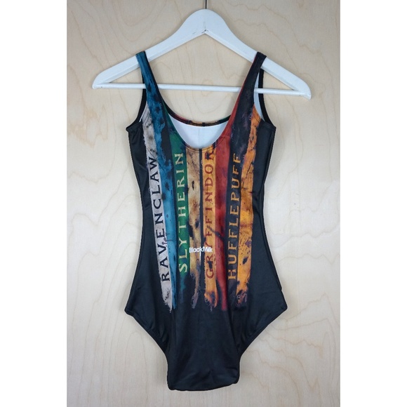 Black Milk "All Houses" Harry Potter Swimsuit - Picture 2 of 4